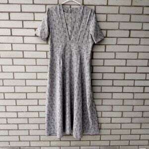 Vintage Handmade Prairie Dress 38.5" Bust 34" Waist Mennonite Modest